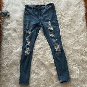 Hollister ripped jeans